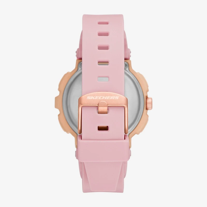 Skechers Womens Pink Strap Watch Sr2153