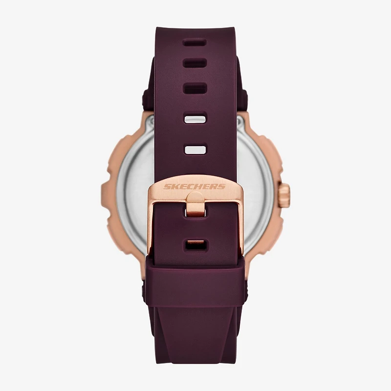 Skechers Womens Red Strap Watch Sr2155