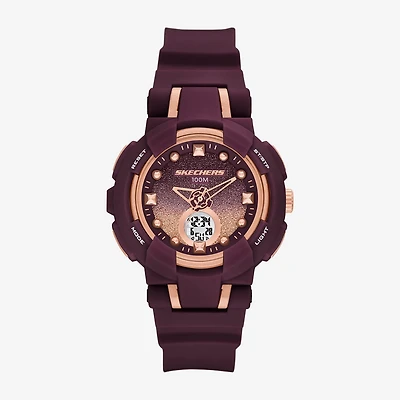 Skechers Womens Red Strap Watch Sr2155