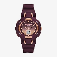 Skechers Womens Red Strap Watch Sr2155