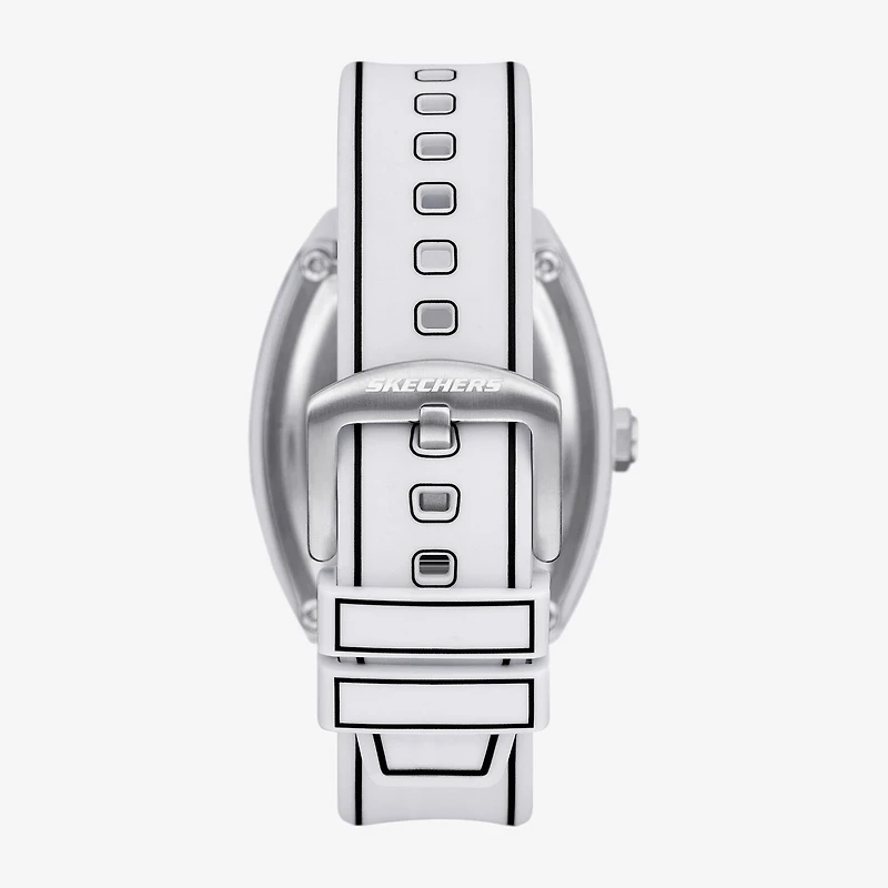 Skechers Mens White Strap Watch Sr5248