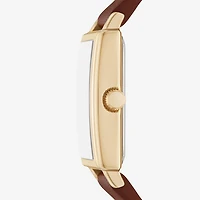 Skechers Womens Brown 5-pc. Watch Boxed Set Sr9131