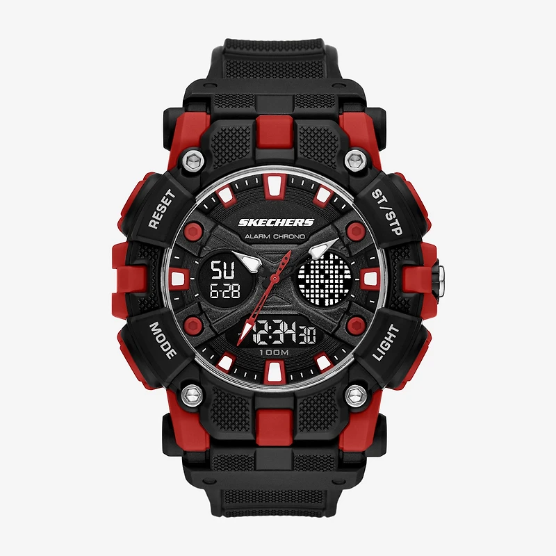Skechers Mens Black Strap Watch Sr1188