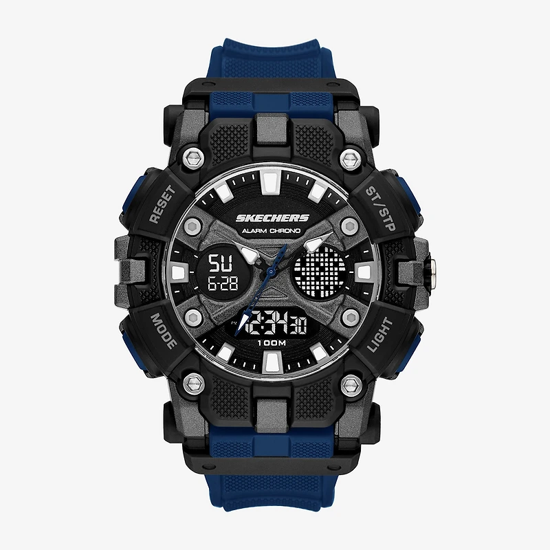 Skechers Mens Black Strap Watch Sr1189