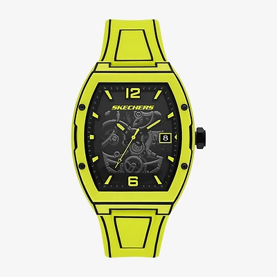 Skechers Mens Yellow Strap Watch Sr5251