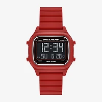 Skechers Mens Red Strap Watch Sr5261
