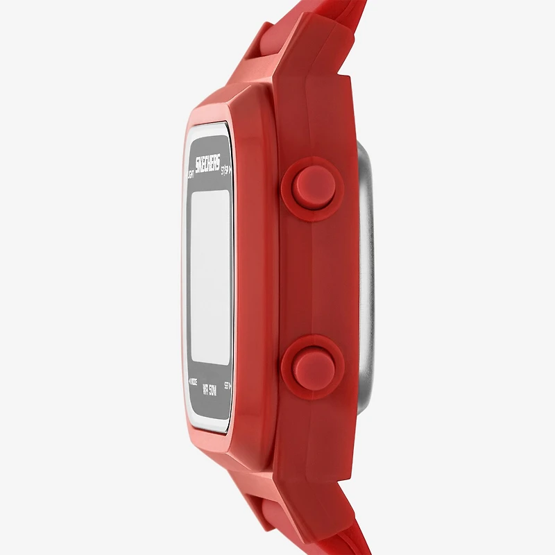 Skechers Mens Red Strap Watch Sr5261
