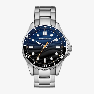 Skechers Mens Silver Tone Bracelet Watch Sr5271