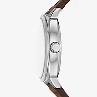 Skechers Mens Brown Leather Strap Watch Sr5273