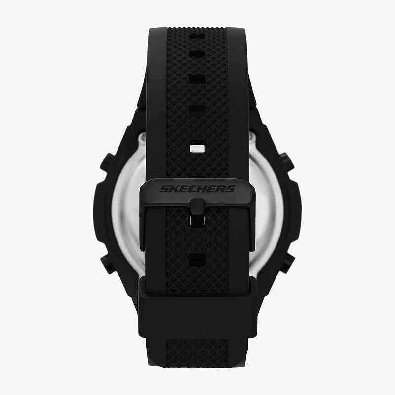 Skechers Mens Black 2-pc. Watch Boxed Set Sr8507