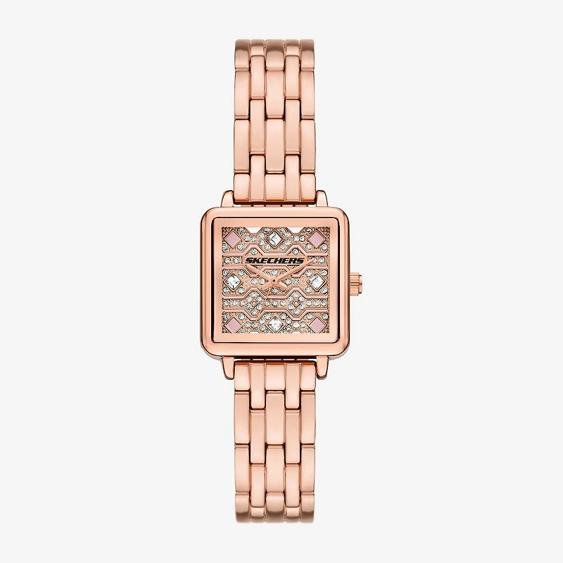 Skechers Womens Rose Goldtone Bracelet Watch Sr6338