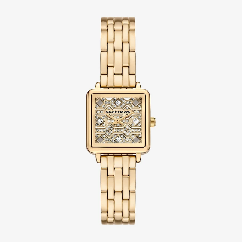 Skechers Womens Gold Tone Bracelet Watch Sr6339