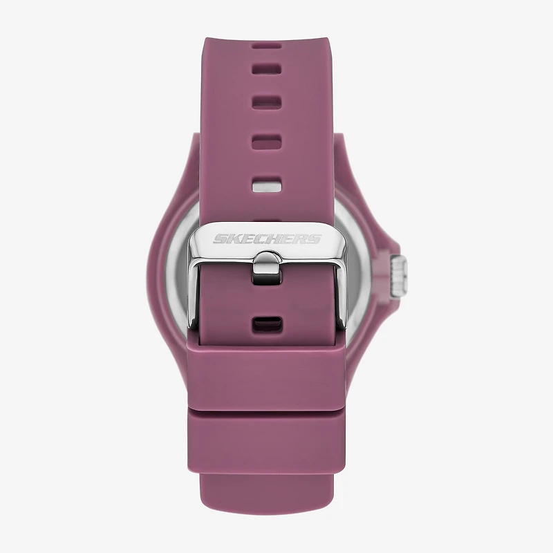 Skechers Womens Pink Strap Watch Sr6346