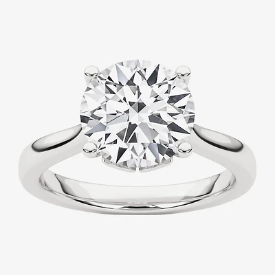 Grown Gorgeous (F,Vs2) Womens 2 1/4 CT. T.W. Lab White Diamond 14K Gold or Platinum Round Solitaire Engagement Ring