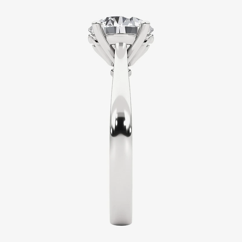 Grown Gorgeous (F,Vs2) Womens 2 1/4 CT. T.W. Lab White Diamond 14K Gold or Platinum Round Solitaire Engagement Ring