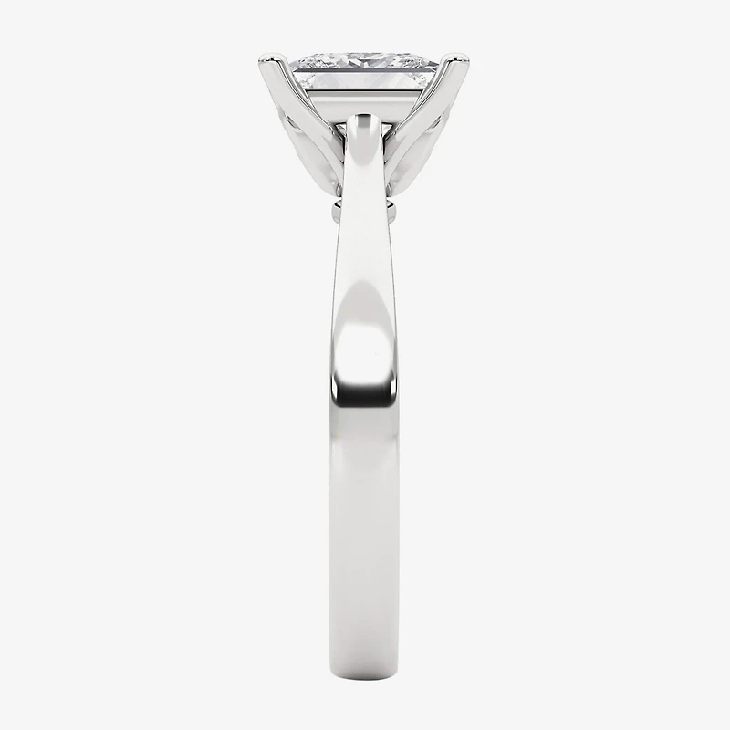 Grown Gorgeous (F, Vs2) Womens 2 1/4 CT. T.W. Lab White Diamond 14K Gold or Platinum Princess-cut Solitaire Engagement Ring