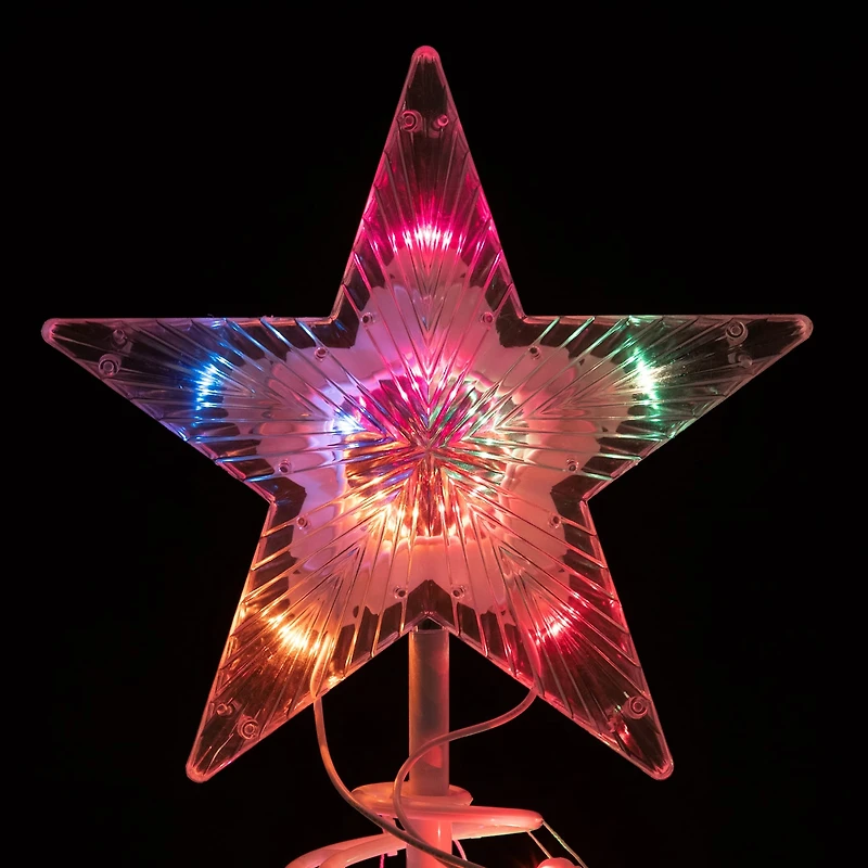 6' Pre-Lit Spiral Christmas Tree - Multi Color Lights