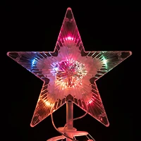 6' Pre-Lit Spiral Christmas Tree - Multi Color Lights