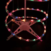 6' Pre-Lit Spiral Christmas Tree - Multi Color Lights