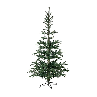 6.5' Pre-Lit Nordmann Fir Artificial Christmas Tree Warm Clear LED Lights