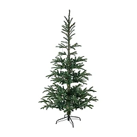 6.5' Pre-Lit Nordmann Fir Artificial Christmas Tree  Warm Clear LED Lights