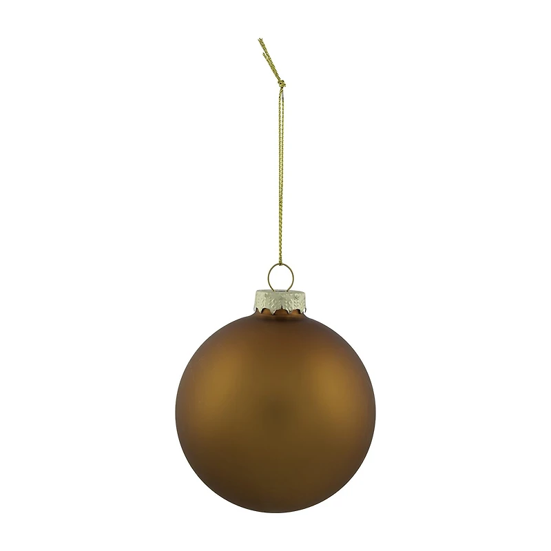 Northlight Glass 2-Finish Ball 6-pc. Christmas Ornament