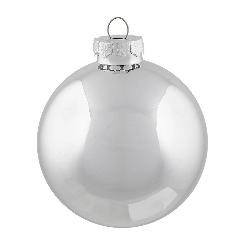 Northlight 2-Finish Glass Ball 6-pc. Christmas Ornament