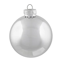 Northlight 2-Finish Glass Ball 6-pc. Christmas Ornament