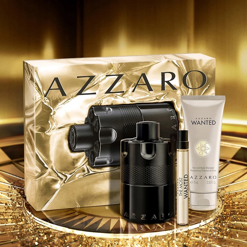 Azzaro The Most Wanted Eau De Parfum Intense 3-Pc Gift Set ($190 Value)
