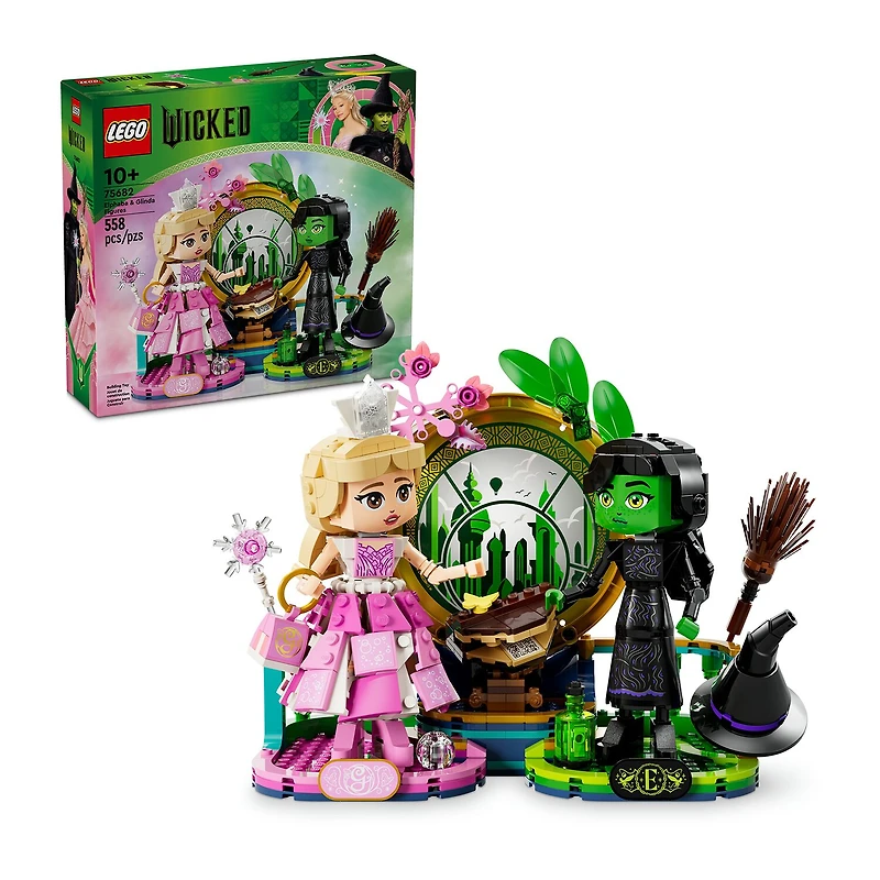 LEGO® Wicked Elphaba & Glinda 75682 Building Blocks 558-pc.