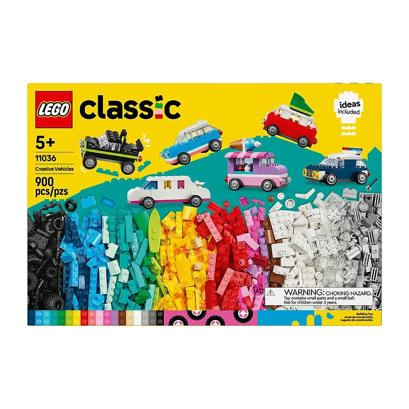 LEGO® Classic Creative Vehicle Building Blocks 900-pc.