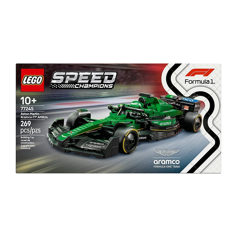 LEGO® Speed Champions Aston Martin Aramco F1 Race Car 77245 Building Blocks 269-pc.