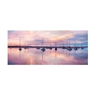 Courtside Market Sunset 24x48 Canvas Art