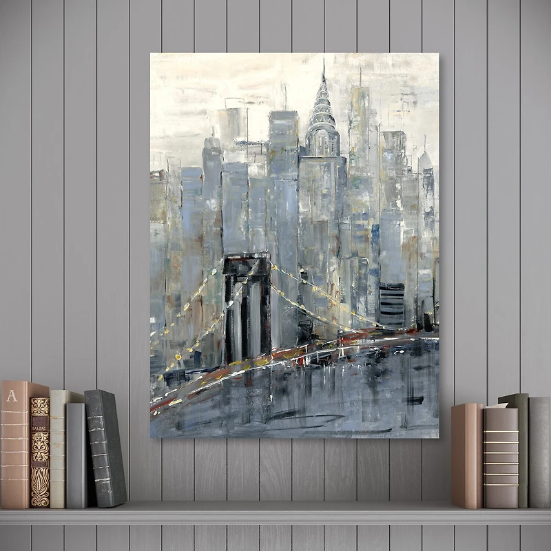 Courtside Market Midtown Morning 16x20 Canvas Art