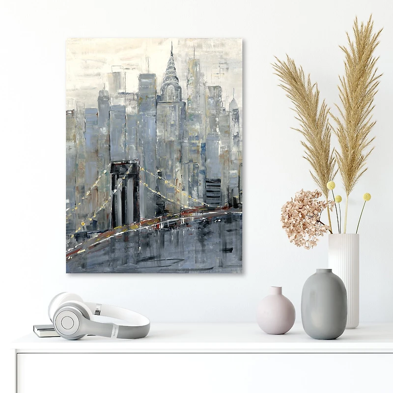 Courtside Market Midtown Morning 20x24 Canvas Art