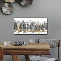Courtside Market Golden Bridge Panorama 12x24 Canvas Art