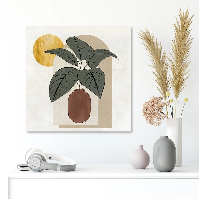 Courtside Market Santa Fe Evening 24x24 Canvas Art