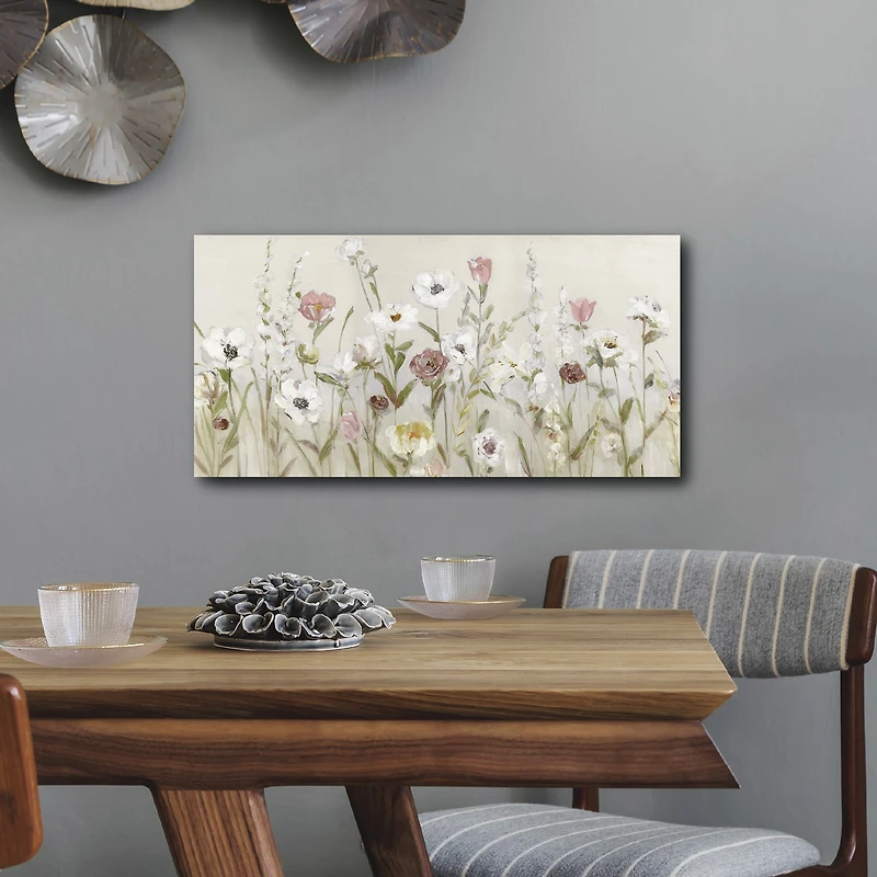 Courtside Market Bloomin Around 12x24 Canvas Art