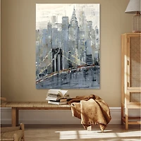 Courtside Market Midtown Morning 30x40 Canvas Art