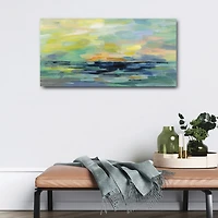 Courtside Market Pacific Beach 12x24 Canvas Art