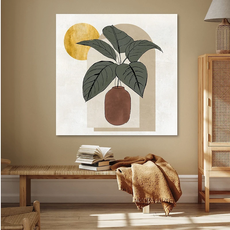 Courtside Market Santa Fe Evening 30x30 Canvas Art