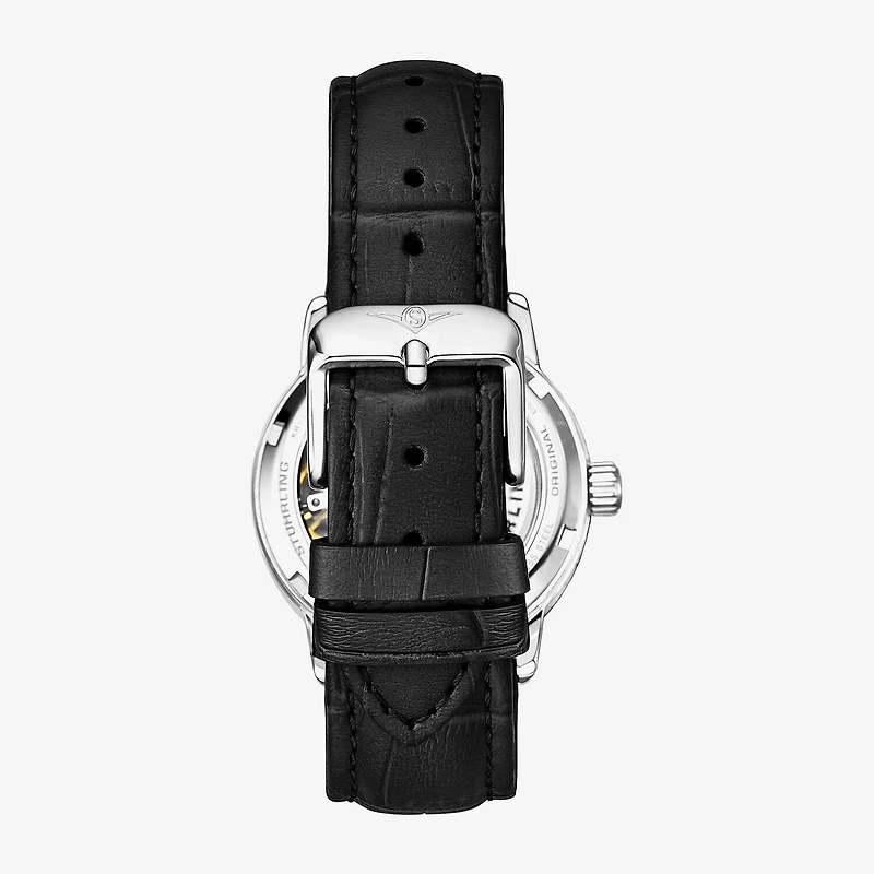 Stuhrling Womens Automatic Leather Strap Watch 3952