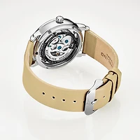 Stuhrling Womens Automatic Leather Strap Watch 3982