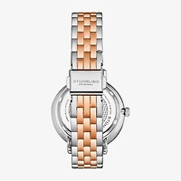 Stuhrling Womens Two Tone Stainless Steel Bracelet Watch 4038 4