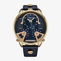 Stuhrling Mens Leather Strap Watch 4051