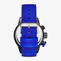 Stuhrling Mens Blue Strap Watch 4053 1