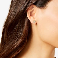 14K Gold Over Silver 8.9mm Minnie Mouse Stud Earrings