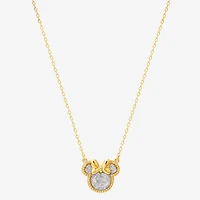 Girls 14K Gold Over Silver 15 Inch Pendant Necklace