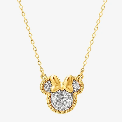 Girls 14K Gold Over Silver 15 Inch Pendant Necklace