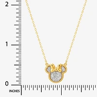 Girls 14K Gold Over Silver 15 Inch Pendant Necklace